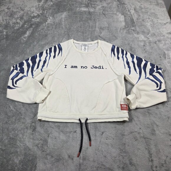 Disney Star Wars Top Womens Small Ahsoka Tano I Am No Jedi Boxy Sweatshirt 2024 - Picture 1 of 9